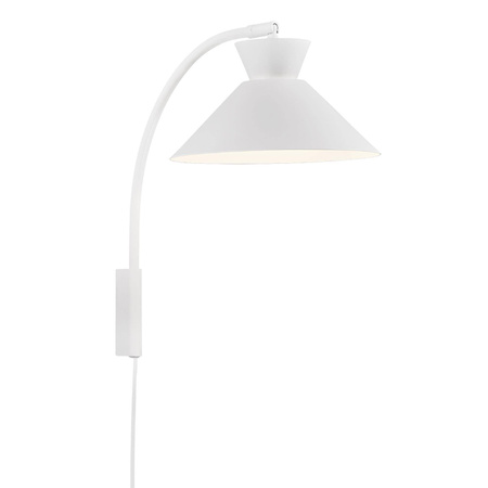 Lampa ścienna DIAL Nordlux E27 40W Metal Biały