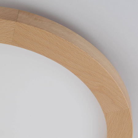 Plafon AQUA WOOD BUK Ø30 LED (18004) - TK Lighting