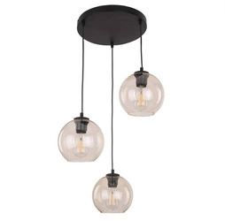 Lampa wisząca CUBUS BURSZTYN 3 PŁ KOŁO (4601) - TK Lighting