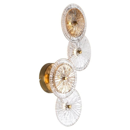 RICHMOND lampa ścienna LINZI              szczotkowane złoto (-ML-0029) - Richmond Interiors