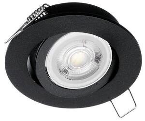 Oczko sufitowe okrągłe ruchome IP20 Black (EKZ343) - Eko-Light