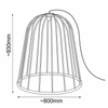 Lampa stojąca ogrodowa no. moon O - Czarna (930 mm)   (9417) - Shilo
