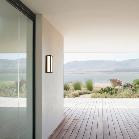 OUTDOOR WALL LIGHT LED 9W BLACK (E202 Zambelis) - Zambelis