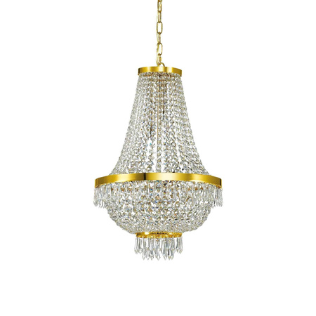 Lampa wisząca CAESAR SP9 złota (114736) Ideal Lux - żyrandol
