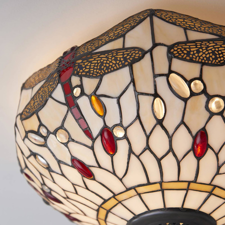 Plafon Dragonfly beige (70723) Tiffany