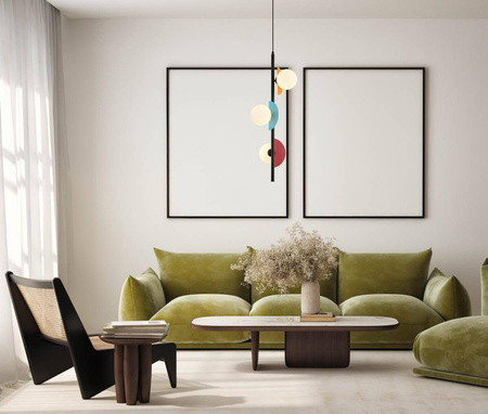 Kolorowa lampa wisząca Nauti (PND-37482-3V-MLTI) - Italux