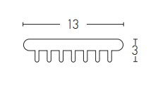 2m ALUMINIUM HEAT DISSIPATION (20202 Zambelis) - Zambelis