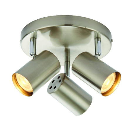 Lampa sufitowa Arezzo 3lt round satin 7W (73688) - Saxby