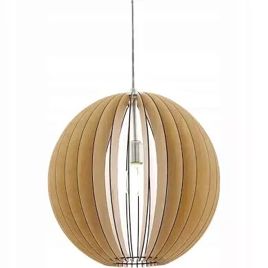 Lampa wisząca COSSANO drewniana (94765 - EGLO) - żyrandol
