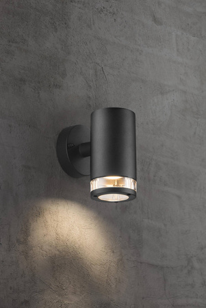 Lampa ścienna BIRK Nordlux GU10 28W Aluminium Czarny