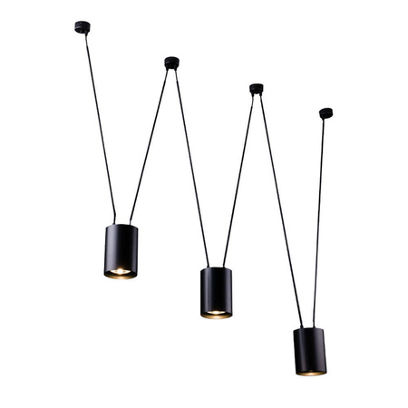 Lampa wisząca VIWIN 3 - Czarna (3000 mm)   (9022) - Dohar
