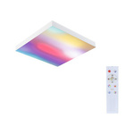 Plafoniera VELORA LED RGBW DIM Rainbow 13W 1140lm + pilot 295x295mm 3000-6500K 230V biały / metal (PL79904) - PAULMANN