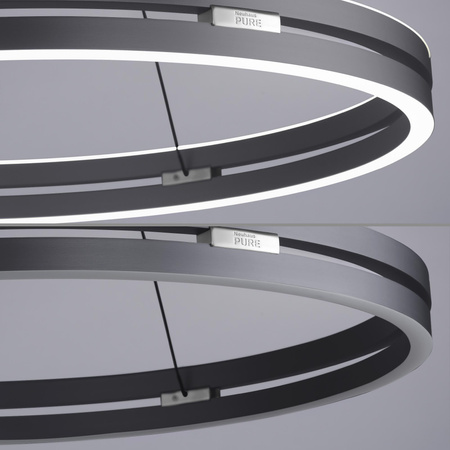 PURE E-LOOP LAMPA WISZĄCA SZARY (2551-15) - Paul Neuhaus