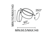 Kinkiet Nuance (MOD180WL-L4B3K) - Maytoni