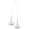 Lampa wisząca Mahaka 2 - Biała (500 mm)   (5176) - Shilo
