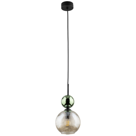 SOPHIA GREEN COGNAC LAMPA WISZĄCA 1XE14 (11145) - TK Lighting