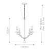 Żyrandol Annie (FE-ANNIE4-PSW) - Elstead Lighting