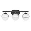 Kinkiet Hollis (HK-HOLLIS3-O-BK-BATH) - Elstead Lighting