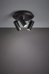 BARCELONA Plafon 3L Czarny