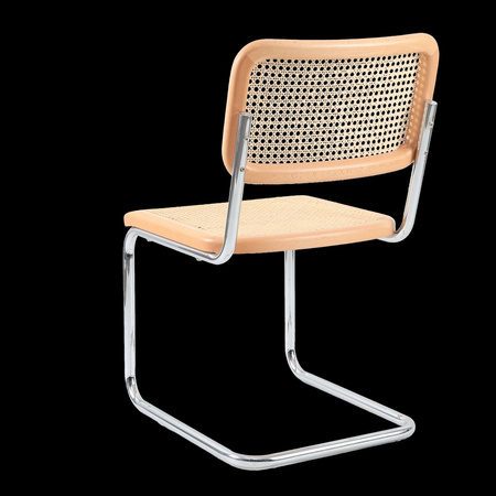 Krzesło VIENNA rattanowo chromowane (MH-014CH-CHN) - Moos Home