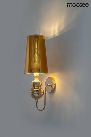 Lampa ścienna QUEEN 15 złota (MSE010100224) - Moosee