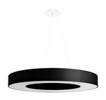 Lampa wisząca SATURNO SLIM 70 czarna (SL.0754) - Sollux
