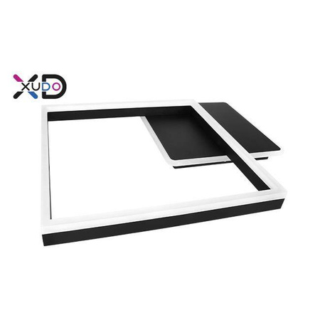 Lampa sufitowa LED 40W 55x47cm 4000K czarny (XD-LA122) - Xudo