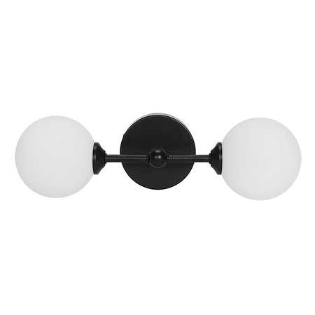 Kinkiet Ścienny AM205 2xG9 Czarny GARDA - DomenoLED