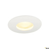 OUT 65, lampa sufitowa wpuszczana outdoor, LED, 3000K, okrągła, biała, 38°, 12W, z zasilaczem (114461) - SLV