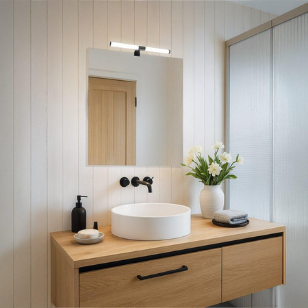 Kinkiet łazienkowy APA black 6W LED (ML2252) - Milagro