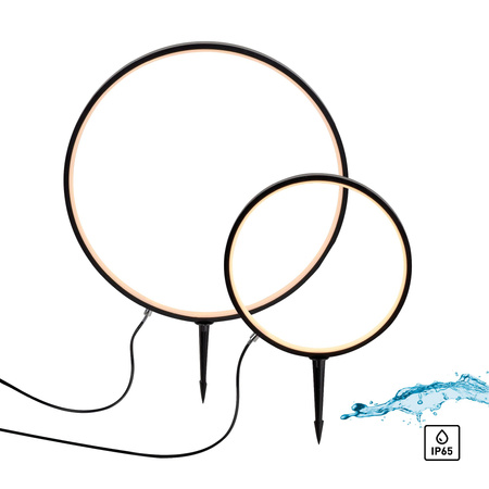 Nowoczesna lampa stojąca zewnętrzna ZIRKULU 1x19510-18, 1x19511-18 (1951X-SET) - Paul Neuhaus