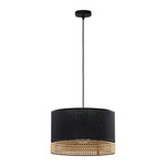 Lampa wisząca PAGLIA czarna Ø 38 (6543) - TK Lighting