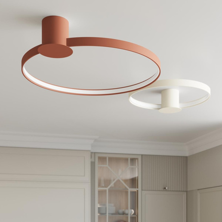 Plafon RIO 55 ochra czerwona LED 4000K (TH.414) - Thoro Lighting