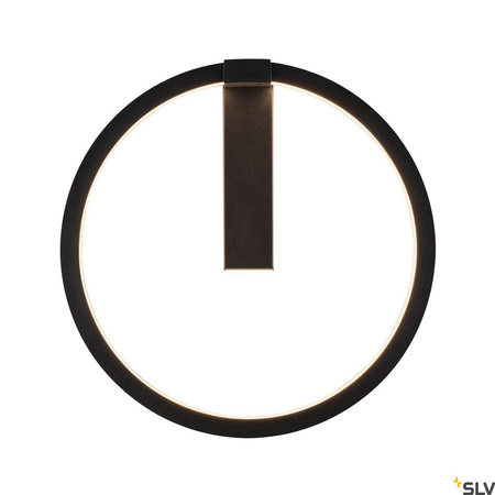 ONE 40 DALI, wewnętrzna oprawa ścienna LED, czarna, 3000 K/4000 K (1002915) - SLV