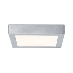 Lunar LED Panel 3000K 225x225mm 15,4W 230V Chrom Mat Aluminium (PL70649) - PAULMANN