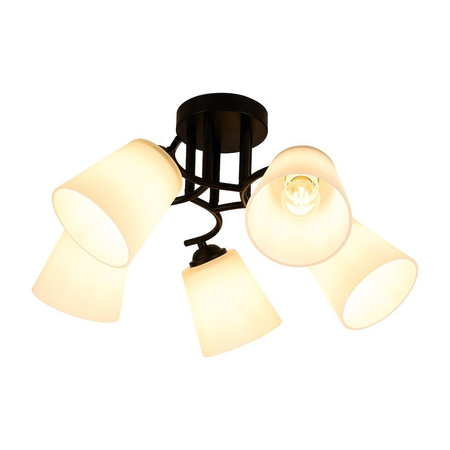 Lampa sufitowa Pafos Black 5xE27 (ML2258) - Milagro