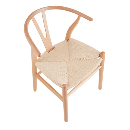 Krzesło BONBON naturalne rattanowo jesionowe (MH-002CH-NN) - Moos Home