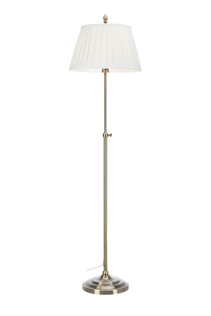 OXFORD Floor 1L Offwhite/Antique  Brass (108972) Markslojd