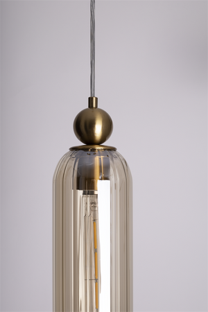 Lampa wisząca CAMPANILA kolor szampański (P0510) - MAXLIGHT