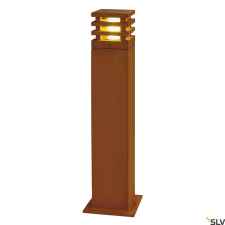 RUSTY SQUARE 70, lampa podłogowa outdoor, LED, 3000K, kwadratowa, żelazo zardzewiałe, D/S/W 12/12/71 (233437) - SLV