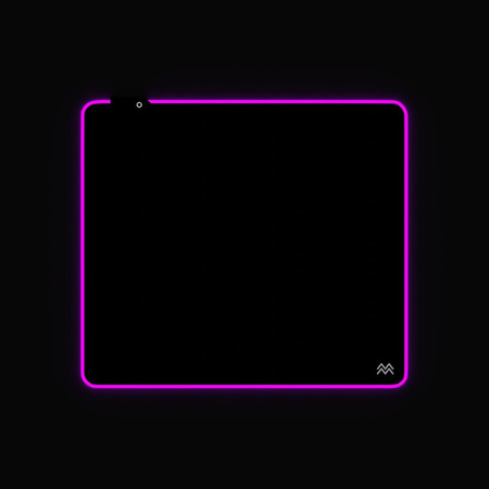 Podświetlana podkładka pod myszkę RGB 450 x 400 mm (LV9292) - LVN SYSTEM