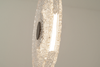 PENDANT LED LIGHT 8W 3000K METAL-GLASS, BLACK-CLEAR GLASS (23073 Zambelis) - Zambelis