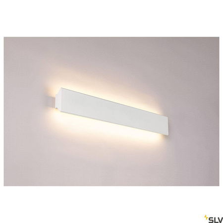DIRETO 60 WL, wewnętrzna lampa ścienna natynkowa LED, biała, przełącznik CCT 2700/3000 K (1004741) - SLV