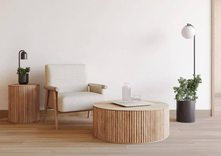 Lampa podłogowa BOTANICA DECO XL kolor Czarny (41120119) - KASPA