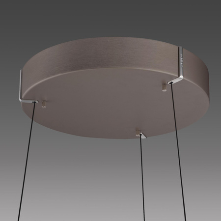 Lampa wisząca z płynną regulacją wysokości PURE E-CLIPSE METALICZNY BRĄZ (2560-34) - Paul Neuhaus