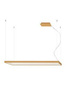 Lampa wisząca TUULA L złoty LED 3000K (TH.167) - Thoro Lighting