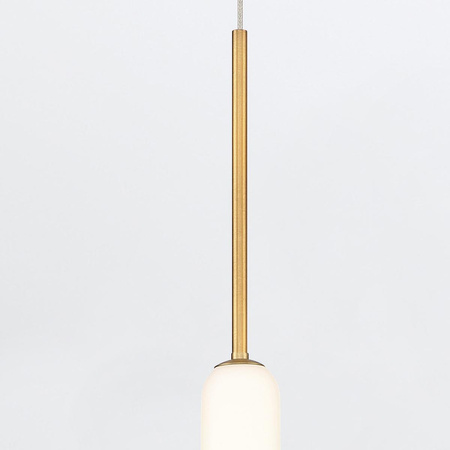 Lampa wisząca Cumberland - 1 źródło światła - Szczotkowane złoto (QN-CUMBERLAND-1P-BG) - Quintiesse