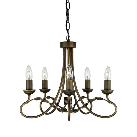 Żyrandol Olivia (OV5-BLK-GOLD) - Elstead Lighting