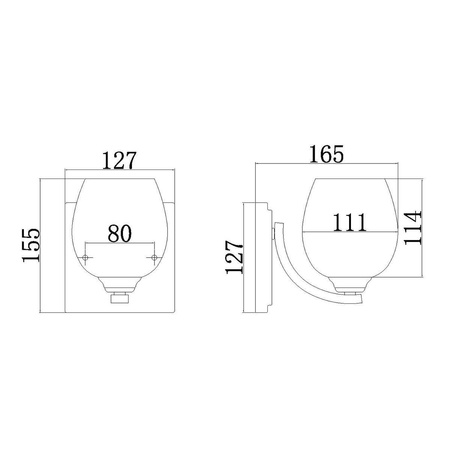Kinkiet Kalli (FE-KALLI1-BATH) - Elstead Lighting
