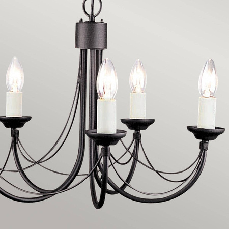 Żyrandol Carisbrooke (CB5-BLACK) - Elstead Lighting